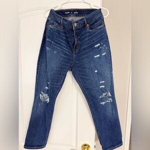 Old Navy Dark Blue Boyfriend Jeans